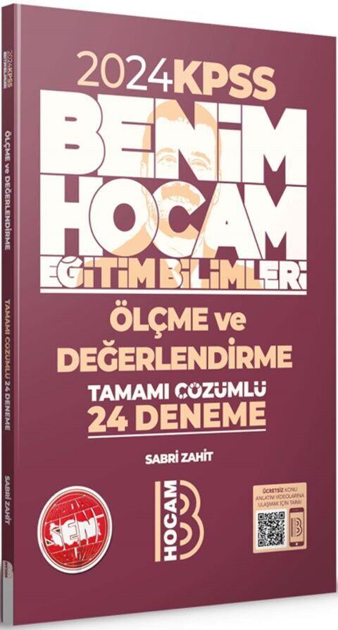 Benim Hocam 2024 Eğitim Bilimleri Ölçme ve Değerlendirme Tamamı Çözümlü 24 Deneme
