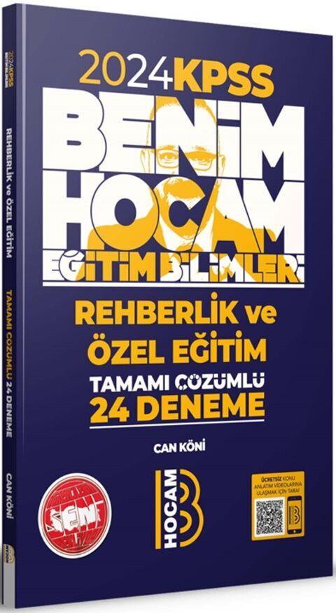 Benim Hocam 2024 Eğitim Bilimleri Rehberlik ve Özel Eğitim Tamamı  Çözümlü 24 Deneme
