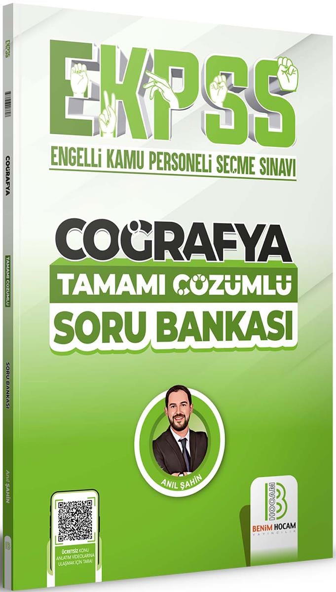 Benim Hocam 2024 EKPSS Coğrafya Tamamı Çözümlü Soru Bankası