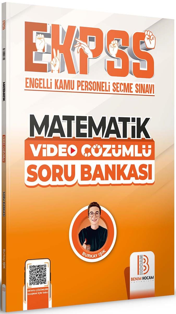 Benim Hocam 2024 EKPSS Matematik Tamamı Çözümlü Soru Bankası