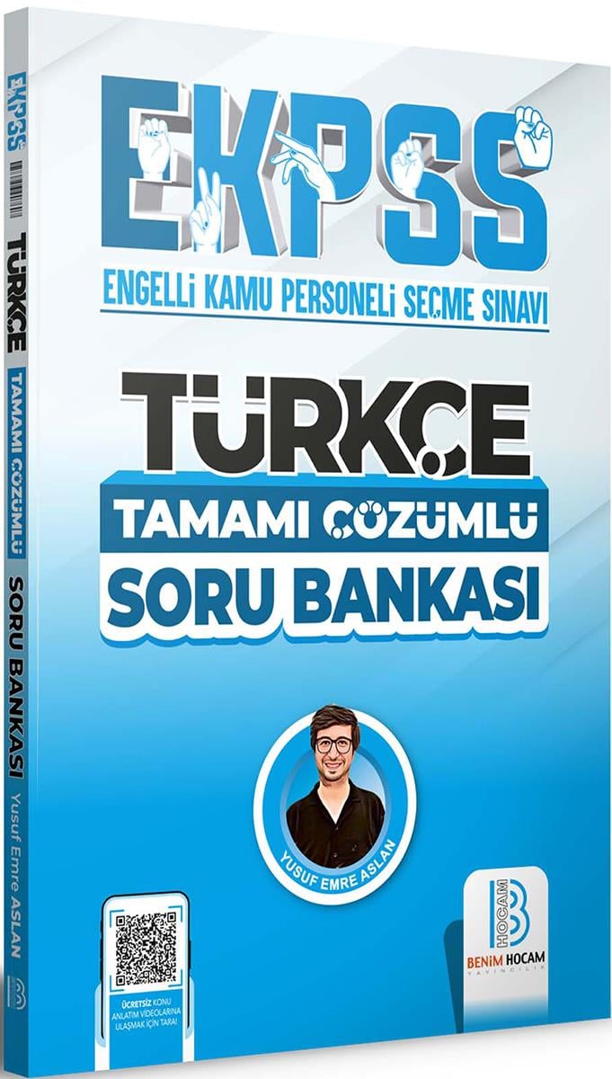 Benim Hocam 2024 EKPSS Türkçe Tamamı Çözümlü Soru Bankası