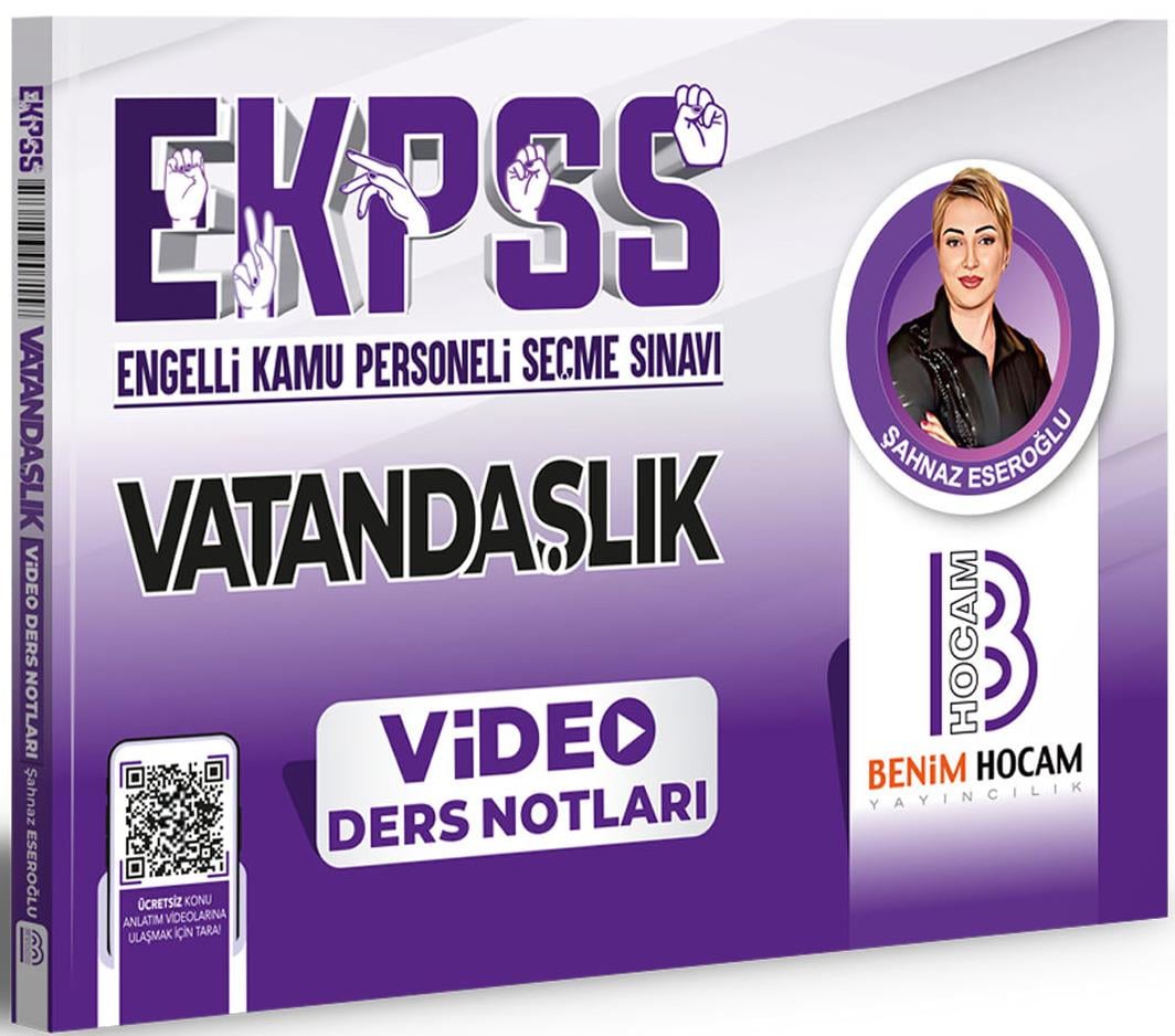 Benim Hocam 2024 EKPSS Vatandaşlık Video Ders Notları