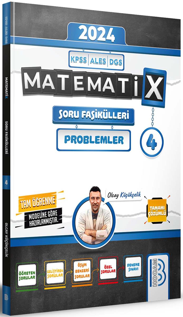 Benim Hocam 2024 KPSS ALES DGS Matematix Soru Fasikülleri Problemler 4