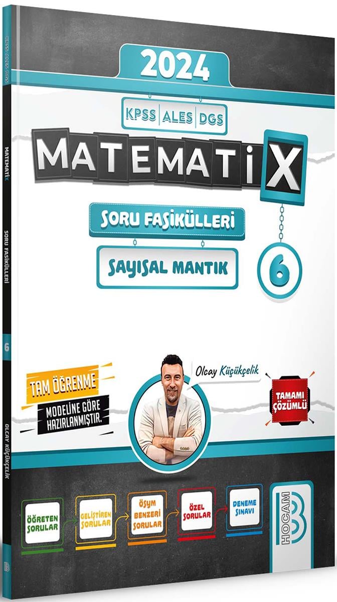 Benim Hocam 2024 KPSS ALES DGS Matematix Soru Fasikülleri Sayısal Mantık 6