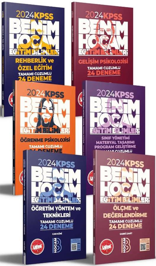 Benim Hocam 2024 KPSS Eğitim Bilimleri Deneme Seti 6 Kitap