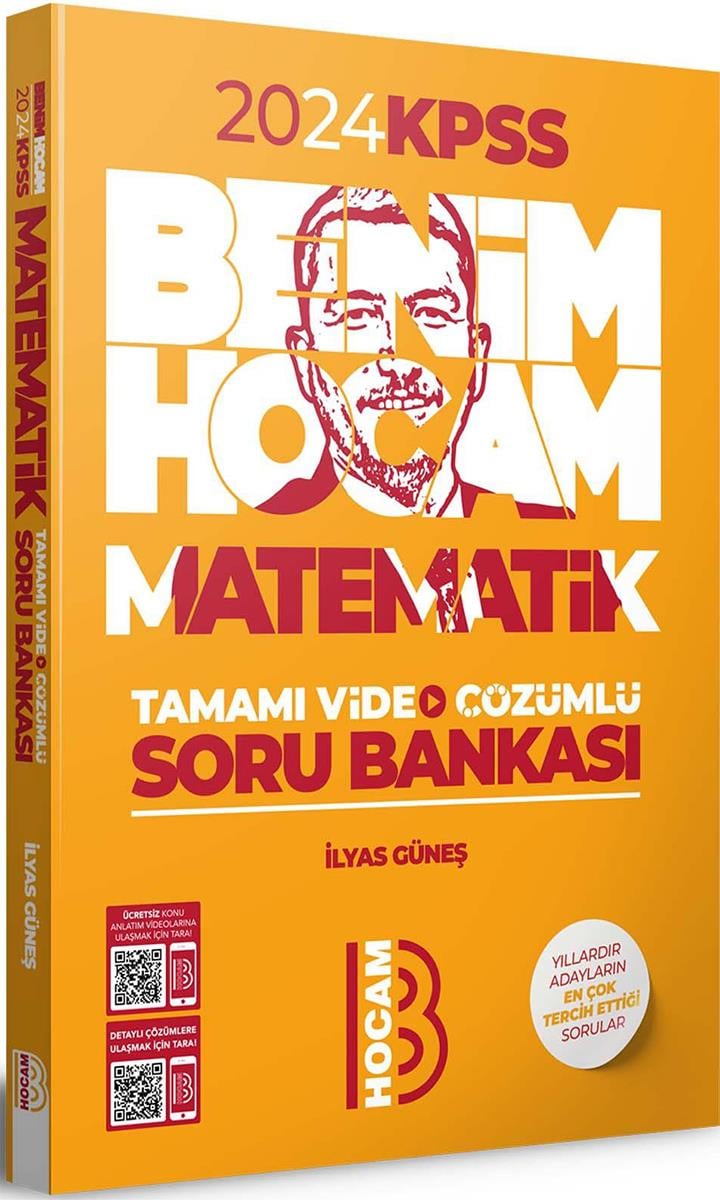 Benim Hocam 2024 KPSS Matematik Tamamı Video Çözümlü Soru Bankası