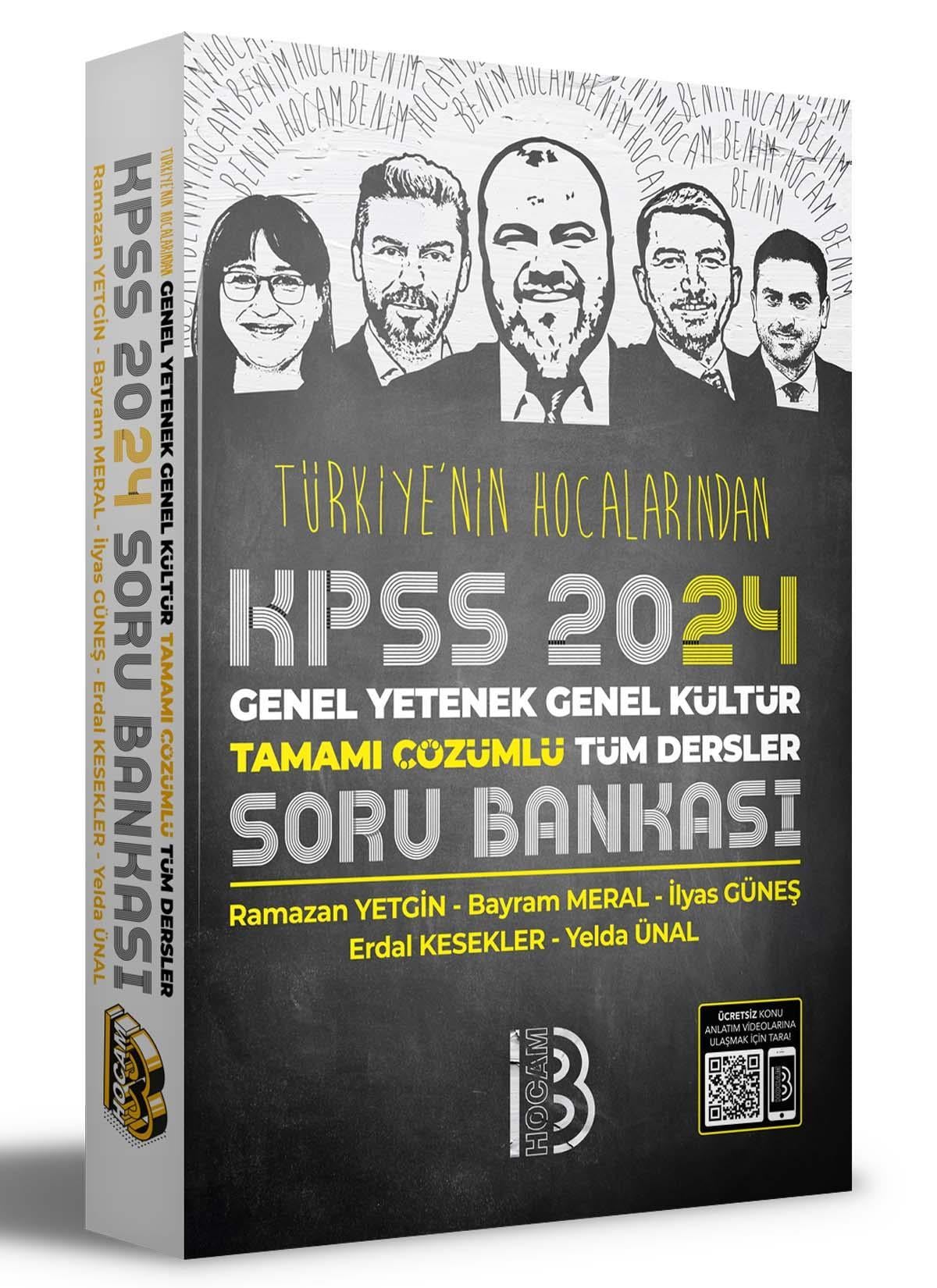 Benim Hocam 2024 KPSS Türkiye nin Hocalarından GY-GK Tamamı Çözümlü Tüm Dersler Soru Bankası