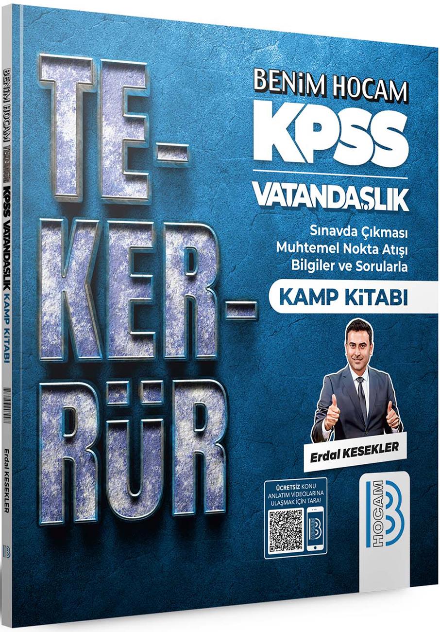 Benim Hocam 2024 KPSS Vatandaşlık Tekerrür Kamp Kitabı