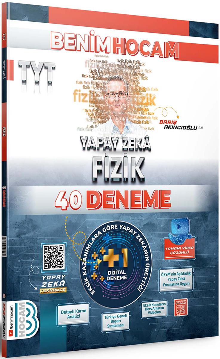 Benim Hocam 2024 TYT Yapay Zekâ Fizik 40 Deneme