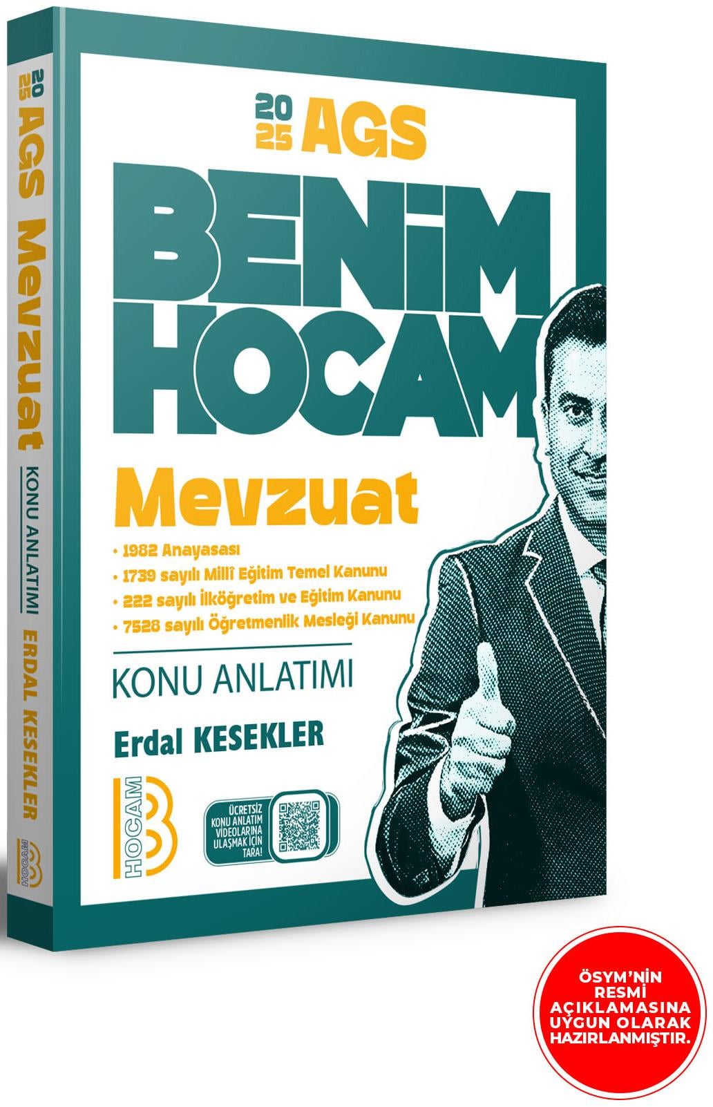 Benim Hocam 2025 AGS Mevzuat Konu Anlatımlı