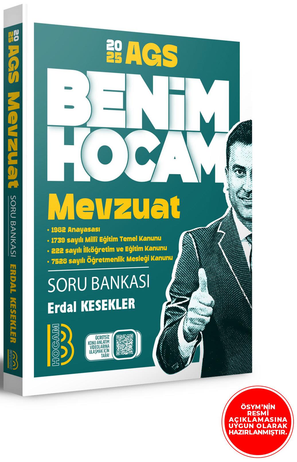 Benim Hocam 2025 AGS Mevzuat Soru Bankası