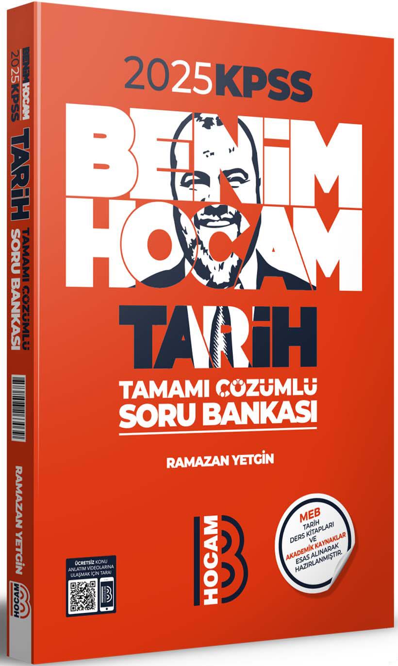 Benim Hocam 2025 KPSS Tarih Tamamı Çözümlü Soru Bankası