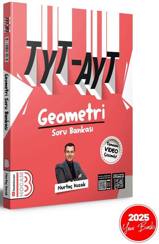 Benim Hocam 2025 TYT AYT Geometri Tamamı Video Çözümlü Soru Bankası