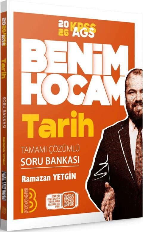 Benim Hocam 2026 KPSS AGS Tarih Tamamı Çözümlü Soru Bankası