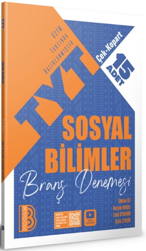 Benim Hocam TYT Sosyal Bilimler 15 li Branş Denemesi