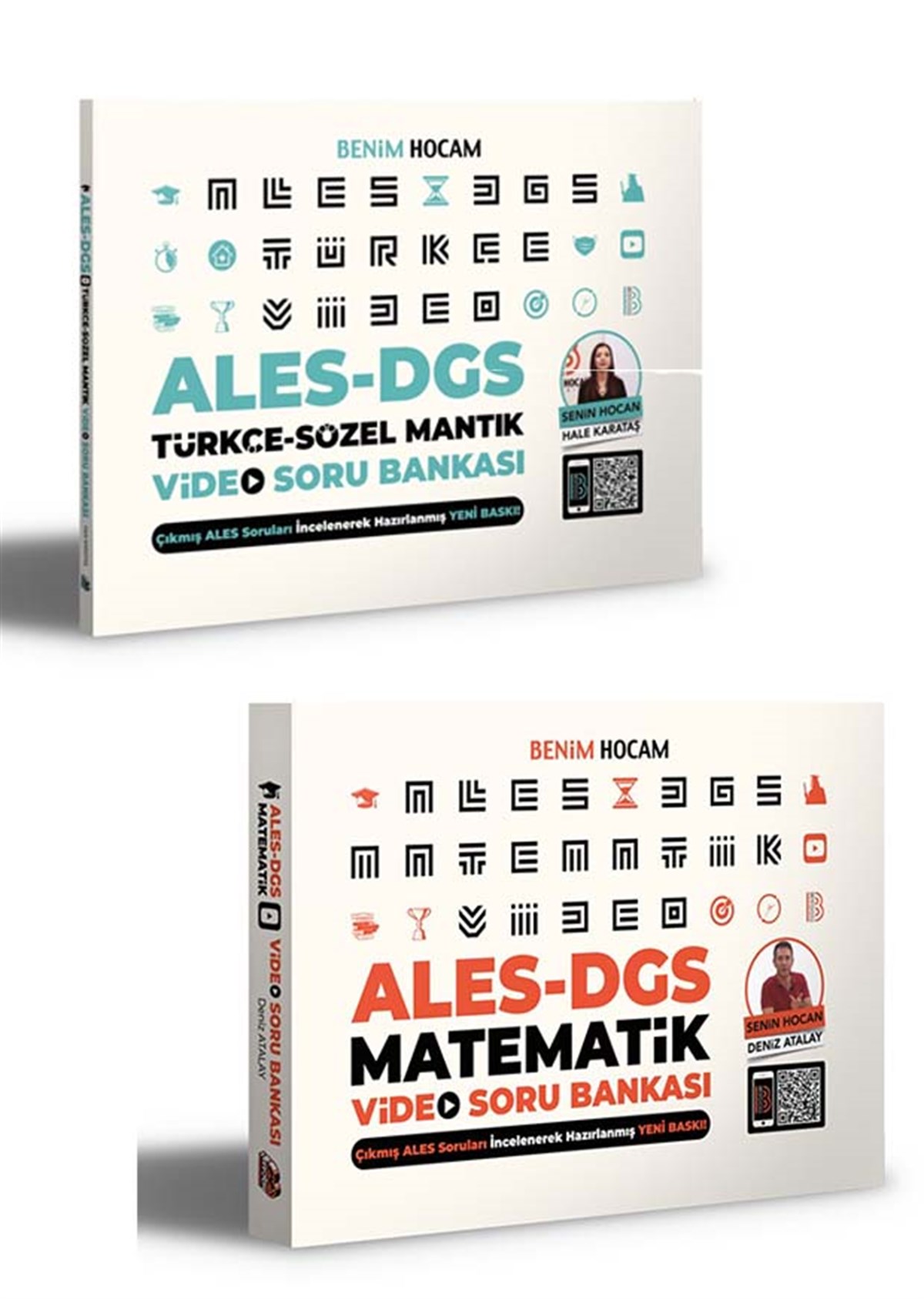 Benim Hocam Yayınları 2021 ALES DGS Matematik+ Türkçe-Sözel Mantık Video  Soru Bankası Seti - Kelepir Kitap