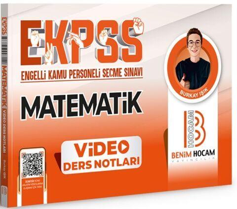Benim Hocam Yayınları 2024 EKPSS Matematik Video Ders Notları