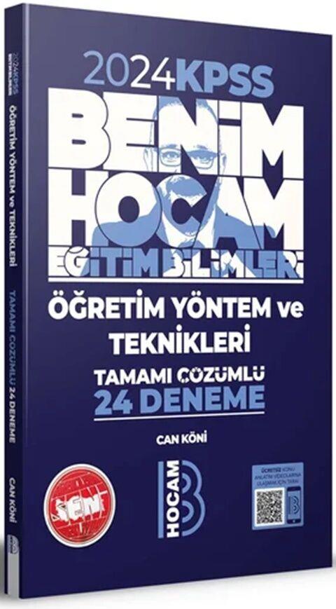 Benim Hocam Yayınları 2024 KPSS Eğitim Bilimleri Öğretim Yöntem ve Teknikleri Tamamı Çözümlü 24 Deneme