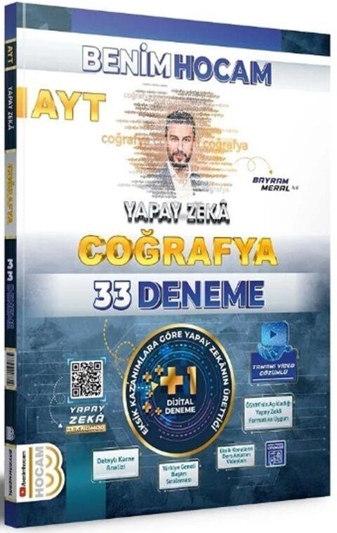 Benim Hocam Yayınları AYT Coğrafya Yapay Zeka 33 Deneme