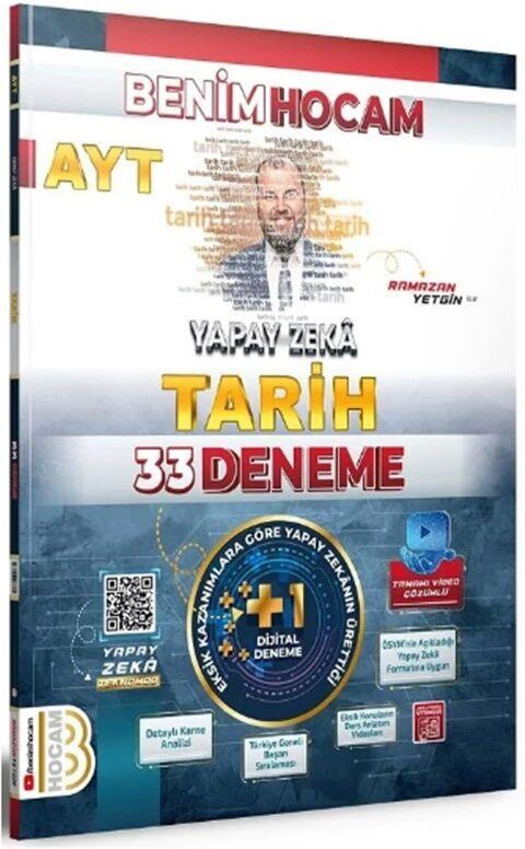 Benim Hocam Yayınları AYT Tarih Yapay Zeka 33 Deneme