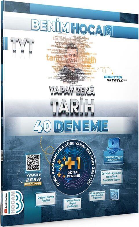 Benim Hocam Yayınları TYT Yapay Zekâ Tarih 40 Deneme