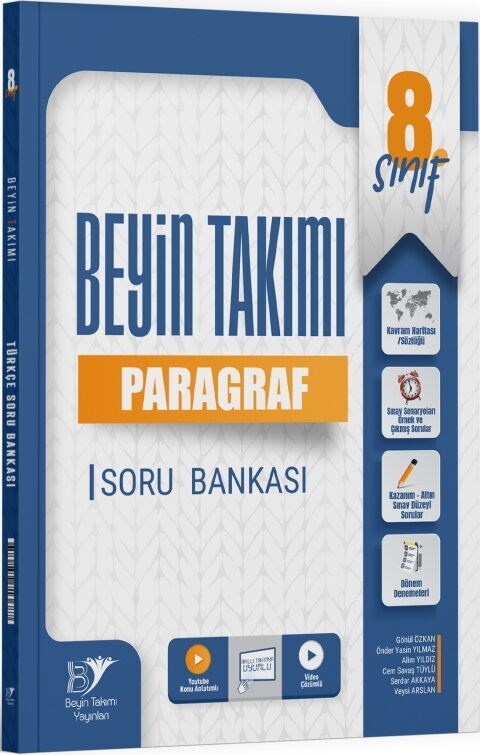 Beyin Takımı Yayınları 8. Sınıf Paragraf Soru Bankası