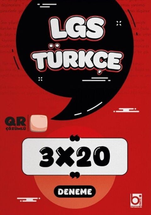 Bigelio Yayıncılık 8. Sınıf LGS Türkçe 3x20 Deneme