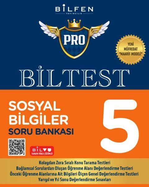 Bilfen Yayıncılık 5. Sınıf Sosyal Bilgiler Biltest Pro Soru Bankası