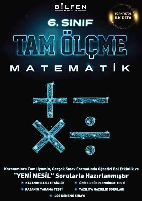 Bilfen Yayıncılık 6. Sınıf Matematik Tam Ölçme Soru Bankası