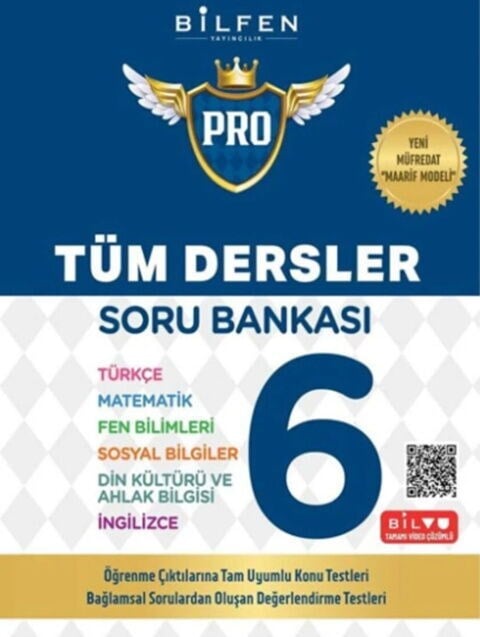 Bilfen Yayıncılık 6. Sınıf Tüm Dersler Pro Soru Bankası