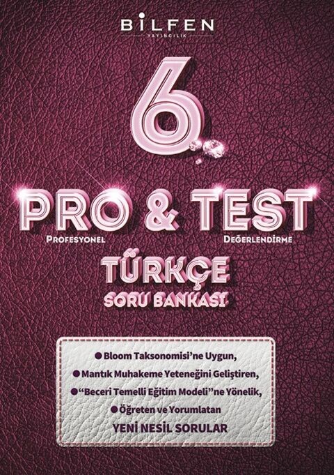 Bilfen Yayıncılık 6. Sınıf Türkçe ProTest Soru Bankası