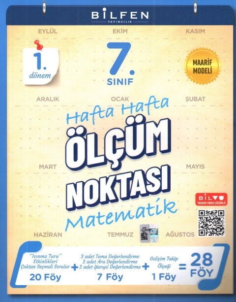 Bilfen Yayıncılık 7. Sınıf Matematik Ölçüm Noktası 1. Dönem