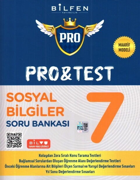 Bilfen Yayıncılık 7. Sınıf Sosyal Bilgiler ProTest Soru Bankası