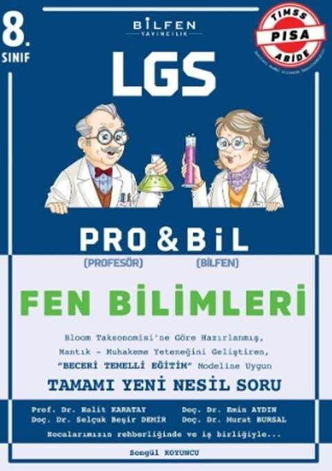 Bilfen Yayınları 8. Sınıf LGS Fen Bilimleri Probil Soru Bankası