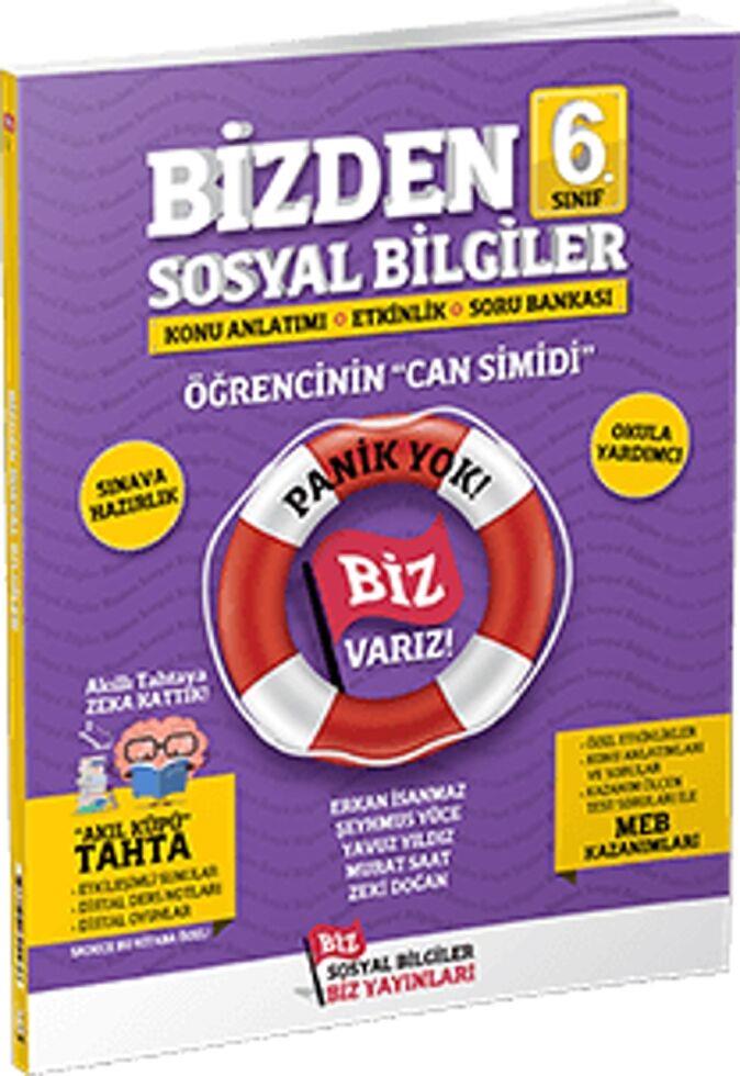 Biz Yayınları 6. Sınıf Sosyal Bilgiler Bizden Öğrencinin Can Simidi