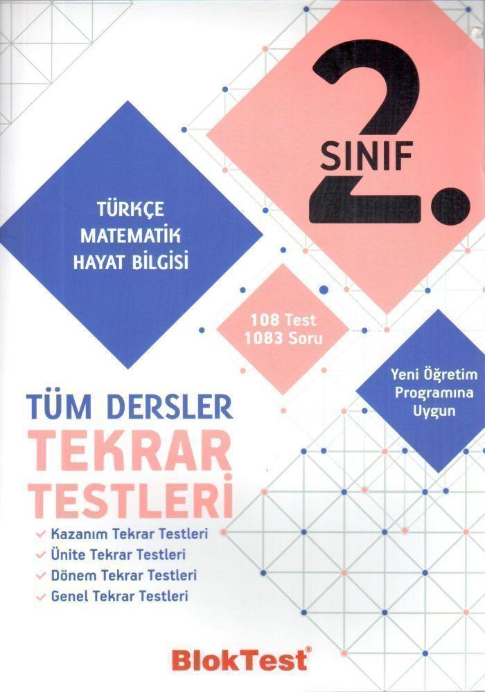 Bloktest Yayınları 2. Sınıf Tüm Dersler Tekrar Testleri