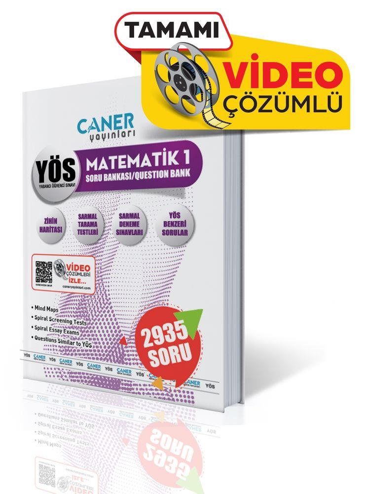 Caner Yayınları YÖS Matematik 1 Soru Bankası
