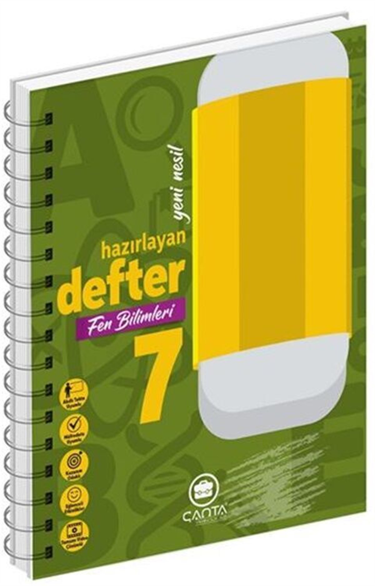 Çanta Yayınları 7. Sınıf Fen Bilimleri Okula Yardımcı Hazırlayan Defter