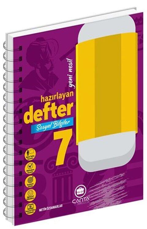 Çanta Yayınları 7. Sınıf Sosyal Bilgiler Okula Yardımcı Hazırlayan Defter
