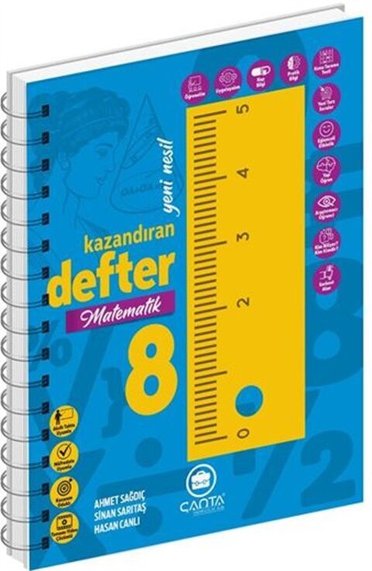 Çanta Yayınları 8. Sınıf Matematik Okula Yardımcı Kazandıran Defter