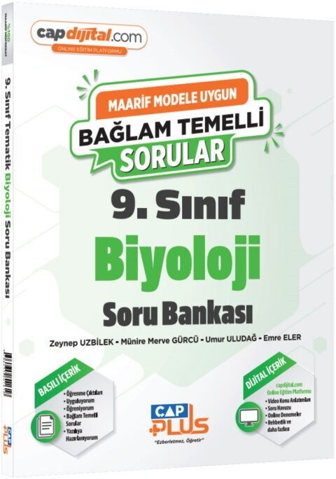Çap Yayınları 9. Sınıf Biyoloji Bağlam Temelli Soru Bankası
