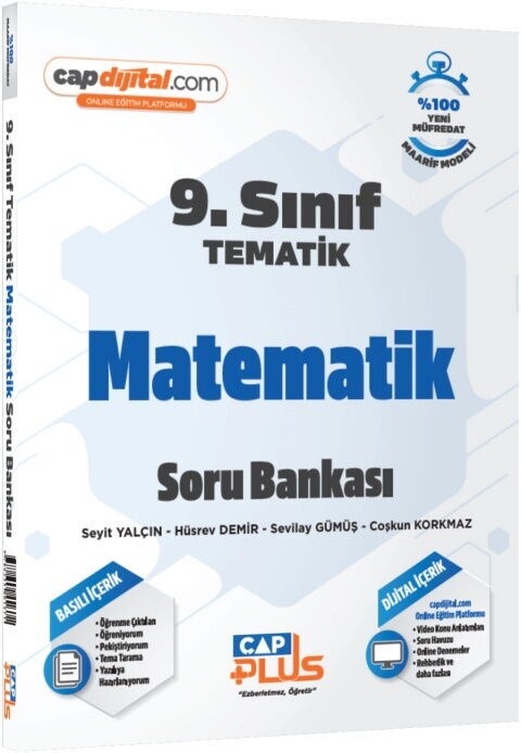 Çap Yayınları 9. Sınıf Matematik Tematik Plus Soru Bankası