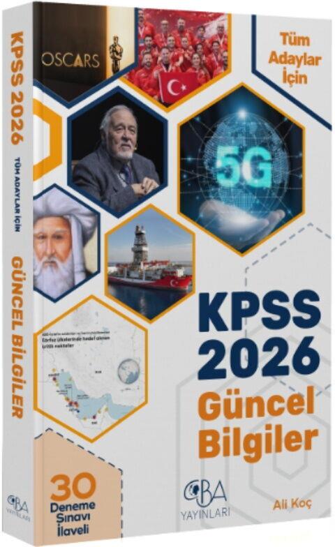 CBA Yayınları 2026 KPSS Güncel Bilgiler Konu Anlatımı