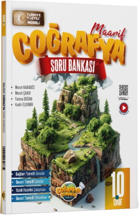 Coğrafya Gurmesi Yayınları 10. Sınıf Coğrafya Maarif Soru Bankası