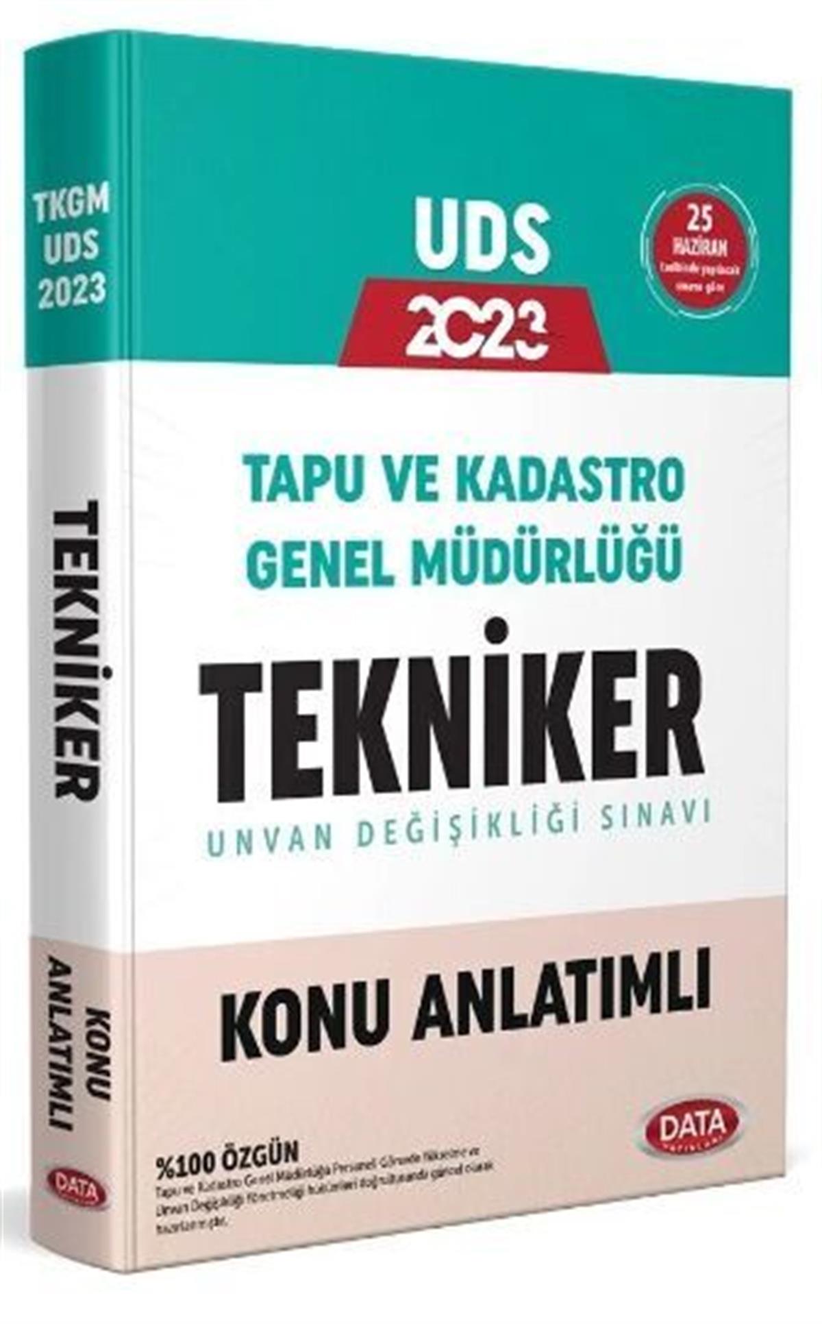 Data Tapu ve Kadastro Genel Müdürlüğü UDS Tekniker Konu Anlatımlı