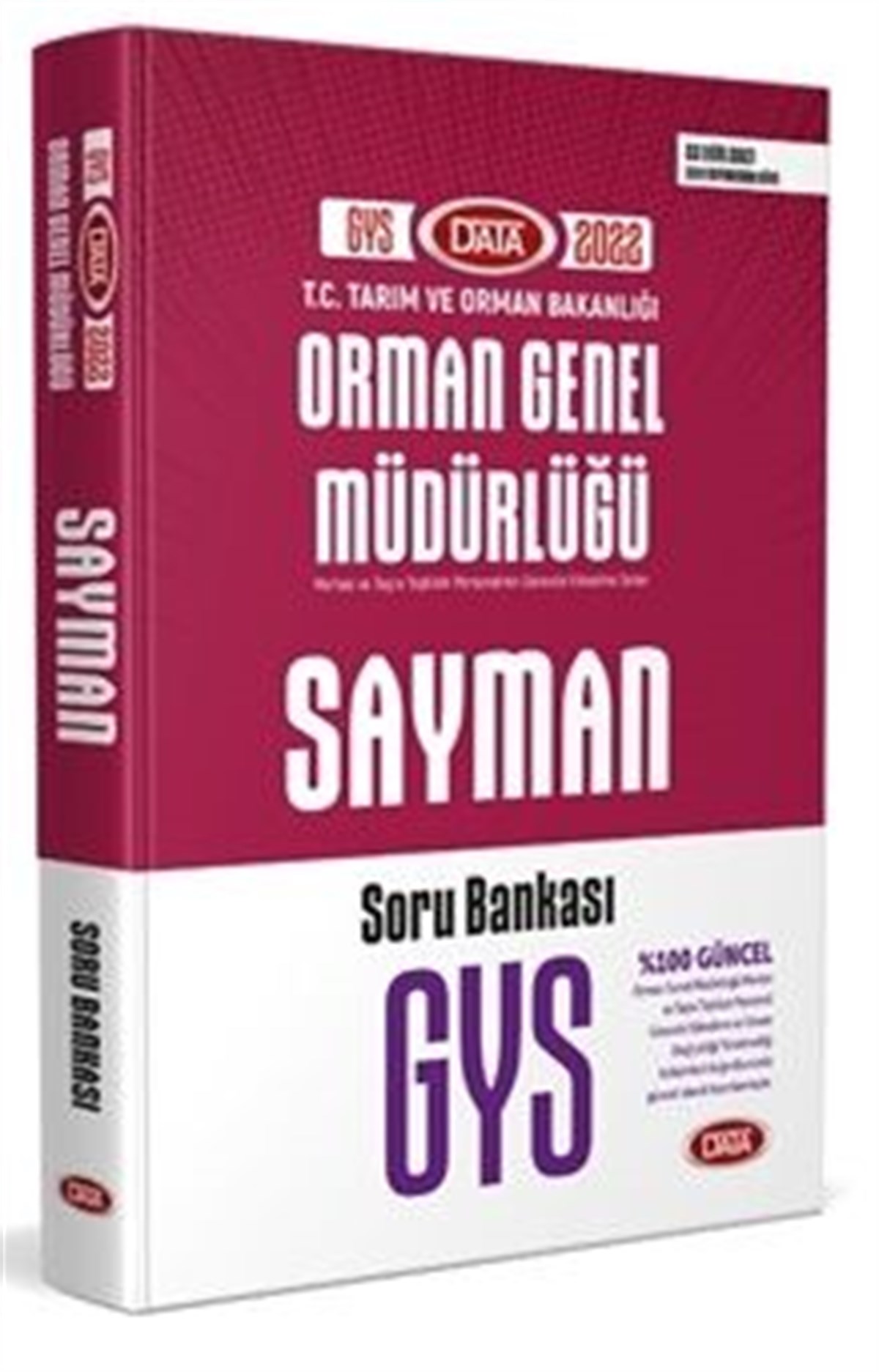 Data Yayınları 2022 GYS Orman Genel Müdürlüğü Sayman Soru Bankası