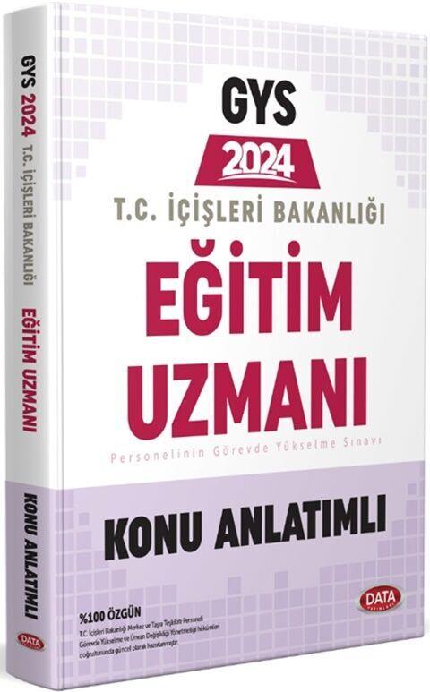 Data Yayınları 2024 GYS İçişleri Bakanlığı Eğitim Uzmanı Konu Anlatımlı