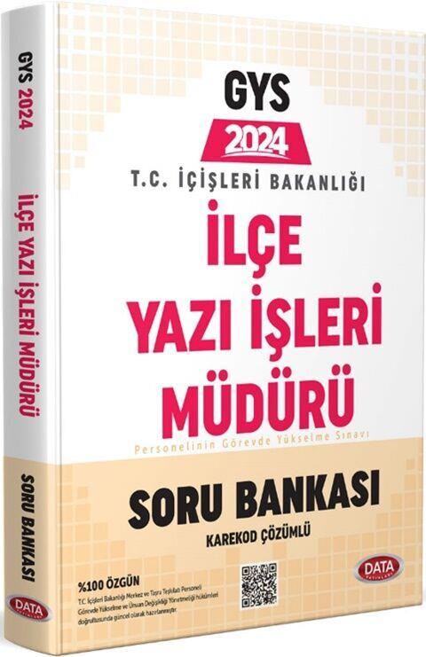 Data Yayınları 2024 GYS İçişleri Bakanlığı İlçe Yazı İşleri Müdürü Soru Bankası Karekod Çözümlü