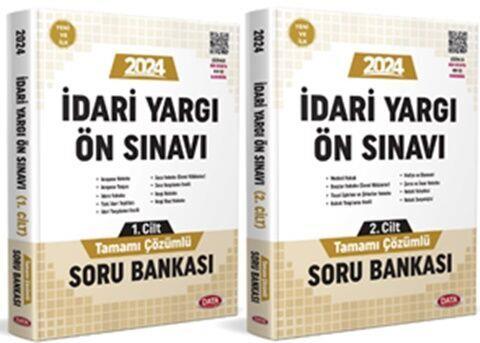 Data Yayınları 2024 İdari Yargı Ön Sınavı Tamamı Çözümlü Soru Bankası 1 - 2 Cilt