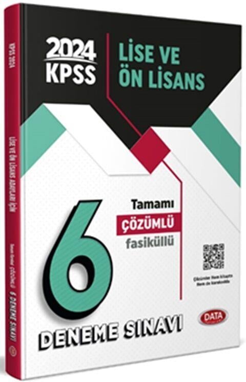 Data Yayınları 2024 KPSS Lise Ön Lisans 6 Deneme